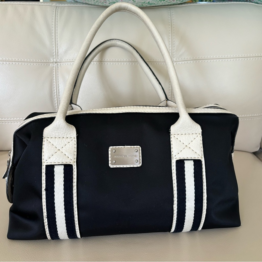 Michael Kors Canvas and Leather Bag